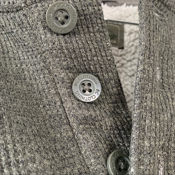 BC Clothing Green Henley - Picture 3 of 9